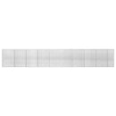 vidaXL Gabion 5 mm Dróttal és 5x2,5 cm Rácsos 950x10x150 cm