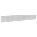 vidaXL Gabion 5 mm Dróttal és 5x2,5 cm Rácsos 1150x10x150 cm