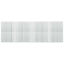 vidaXL Gabion 5 mm Dróttal és 5x2,5 cm Rácsos 600x10x200 cm