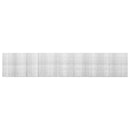 vidaXL Gabion 5 mm Dróttal és 5x2,5 cm Rácsos 1050x10x200 cm