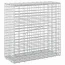 vidaXL Gabion 5 mm Dróttal és 5x2,5 cm Rácsos 50x20x50 cm