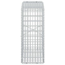 vidaXL Gabion 5 mm Dróttal és 5x2,5 cm Rácsos 50x20x50 cm