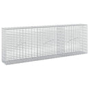 vidaXL Gabion 5 mm Dróttal és 5x2,5 cm Rácsos 150x20x50 cm