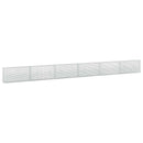 vidaXL Gabion 5 mm Dróttal és 5x2,5 cm Rácsos 600x20x50 cm