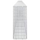 vidaXL Gabion 5 mm Dróttal és 5x2,5 cm Rácsos 600x20x50 cm