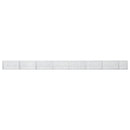 vidaXL Gabion 5 mm Dróttal és 5x2,5 cm Rácsos 750x20x50 cm