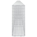 vidaXL Gabion 5 mm Dróttal és 5x2,5 cm Rácsos 800x20x50 cm