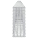 vidaXL Gabion 5 mm Dróttal és 5x2,5 cm Rácsos 900x20x50 cm