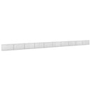 vidaXL Gabion 5 mm Dróttal és 5x2,5 cm Rácsos 1000x20x50 cm