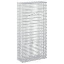 vidaXL Gabion 5 mm Dróttal és 5x2,5 cm Hálóval 50x20x100 cm