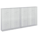 vidaXL Gabion 5 mm Dróttal és 5x2,5 cm Rácsos 200x20x100 cm