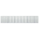 vidaXL Gabion 5 mm Dróttal és 5x2,5 cm Rácsos 550x20x100 cm