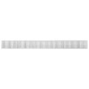 vidaXL Gabion 5 mm Dróttal és 5x2,5 cm Rácsos 1100x20x100 cm