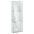 vidaXL Gabion 5 mm Dróttal és 5x2,5 cm Rácsos 50x20x150 cm