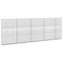 vidaXL Gabion 5 mm Dróttal és 5x2,5 cm Rácsos 450x20x150 cm