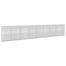 vidaXL Gabion 5 mm Dróttal és 5x2,5 cm Rácsos 850x20x150 cm