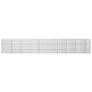 vidaXL Gabion 5 mm Dróttal és 5x2,5 cm Rácsos 950x20x150 cm