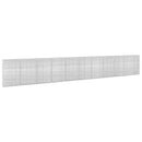 vidaXL Gabion 5 mm Dróttal és 5x2,5 cm Rácsos 1050x20x150 cm