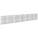 vidaXL Gabion 5 mm Dróttal és 5x2,5 cm Rácsos 1200x20x200 cm