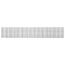 vidaXL Gabion 5 mm Dróttal és 5x2,5 cm Rácsos 1200x20x200 cm