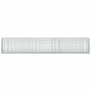 vidaXL Gabion 5 mm Dróttal és 5x2,5 cm Rácsos 300x30x50 cm