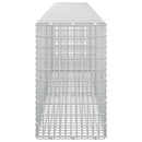 vidaXL Gabion 5 mm Dróttal és 5x2,5 cm Rácsos 300x30x50 cm