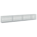 vidaXL Gabion 5 mm Dróttal és 5x2,5 cm Rácsos 350x30x50 cm