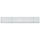 vidaXL Gabion 5 mm Dróttal és 5x2,5 cm Rácsos 350x30x50 cm