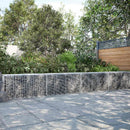 vidaXL Gabion 5 mm Dróttal és 5x2,5 cm Rácsos 400x30x50 cm
