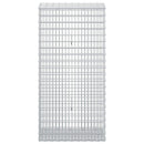 vidaXL Gabion 5 mm Dróttal és 5x2,5 cm Hálóval 50x30x100 cm