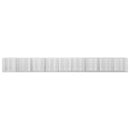 vidaXL Gabion 5 mm Dróttal és 5x2,5 cm Rácsos 900x30x100 cm
