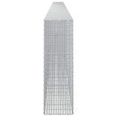 vidaXL Gabion 5 mm Dróttal és 5x2,5 cm Rácsos 900x30x100 cm