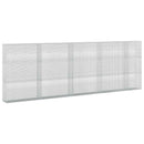 vidaXL Gabion 5 mm Dróttal és 5x2,5 cm Rácsos 450x30x150 cm