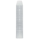 vidaXL Gabion 5 mm Dróttal és 5x2,5 cm Rácsos 450x30x150 cm