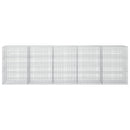 vidaXL Gabion 5 mm Dróttal és 5x2,5 cm Rácsos 500x30x150 cm
