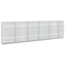 vidaXL Gabion 5 mm Dróttal és 5x2,5 cm Rácsos 550x30x150 cm