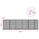 vidaXL Gabion 5 mm Dróttal és 5x2,5 cm Rácsos 550x30x150 cm