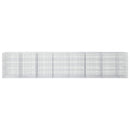 vidaXL Gabion 5 mm Dróttal és 5x2,5 cm Rácsos 750x30x150 cm