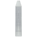 vidaXL Gabion 5 mm Dróttal és 5x2,5 cm Rácsos 1050x30x150 cm