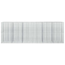 vidaXL Gabion 5 mm Dróttal és 5x2,5 cm Rácsos 600x30x200 cm