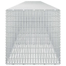 vidaXL Gabion 5 mm Dróttal és 5x2,5 cm Rácsos 600x50x50 cm