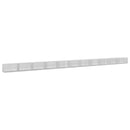 vidaXL Gabion 5 mm Dróttal és 5x2,5 cm Rácsos 1100x50x50 cm