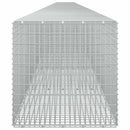 vidaXL Gabion 5 mm Dróttal és 5x2,5 cm Rácsos 1200x50x50 cm
