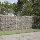 vidaXL Gabion 5 mm Dróttal és 5x2,5 cm Rácsos 250x50x100 cm