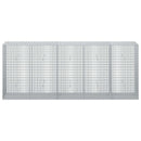 vidaXL Gabion 5 mm Dróttal és 5x2,5 cm Rácsos 250x50x100 cm