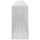 vidaXL Gabion 5 mm Dróttal és 5x2,5 cm Rácsos 650x50x100 cm