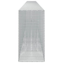 vidaXL Gabion 5 mm Dróttal és 5x2,5 cm Rácsos 950x50x100 cm