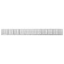 vidaXL Gabion 5 mm Dróttal és 5x2,5 cm Rácsos 1050x50x100 cm