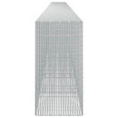 vidaXL Gabion 5 mm Dróttal és 5x2,5 cm Rácsos 1050x50x100 cm