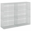 vidaXL Gabion 5 mm Dróttal és 5x2,5 cm Rácsos 200x50x150 cm